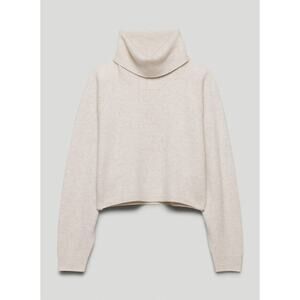 Wilfred Cream Cropped Turtleneck Sweater
